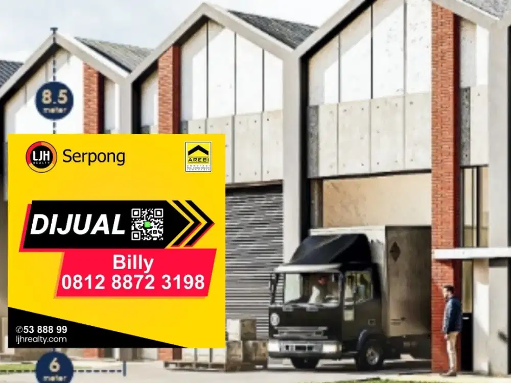 Mumpung masih pre-sale! Gudang compact atap tinggi area parung