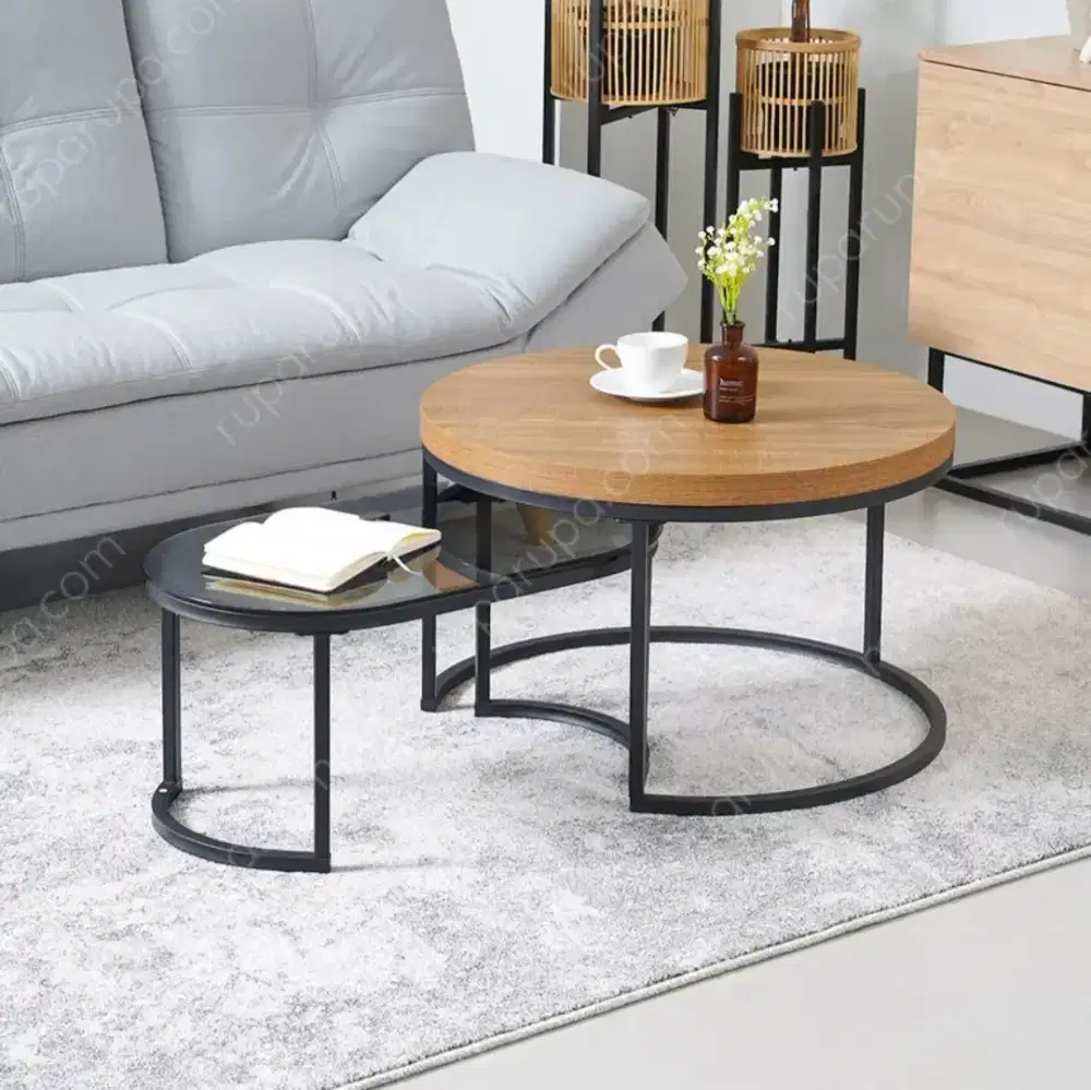 Informa 2 Pcs Set Spiro Meja tamu