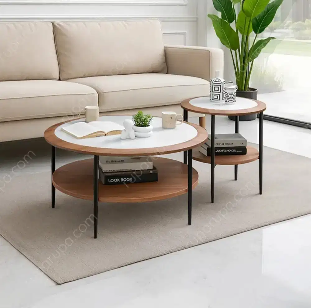 Informa Set 2 Pcs Victory Meja Tamu dan sisi