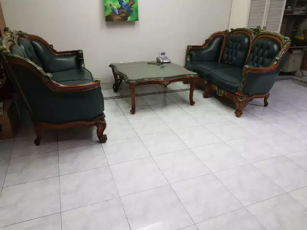 Sofa jati ukiran