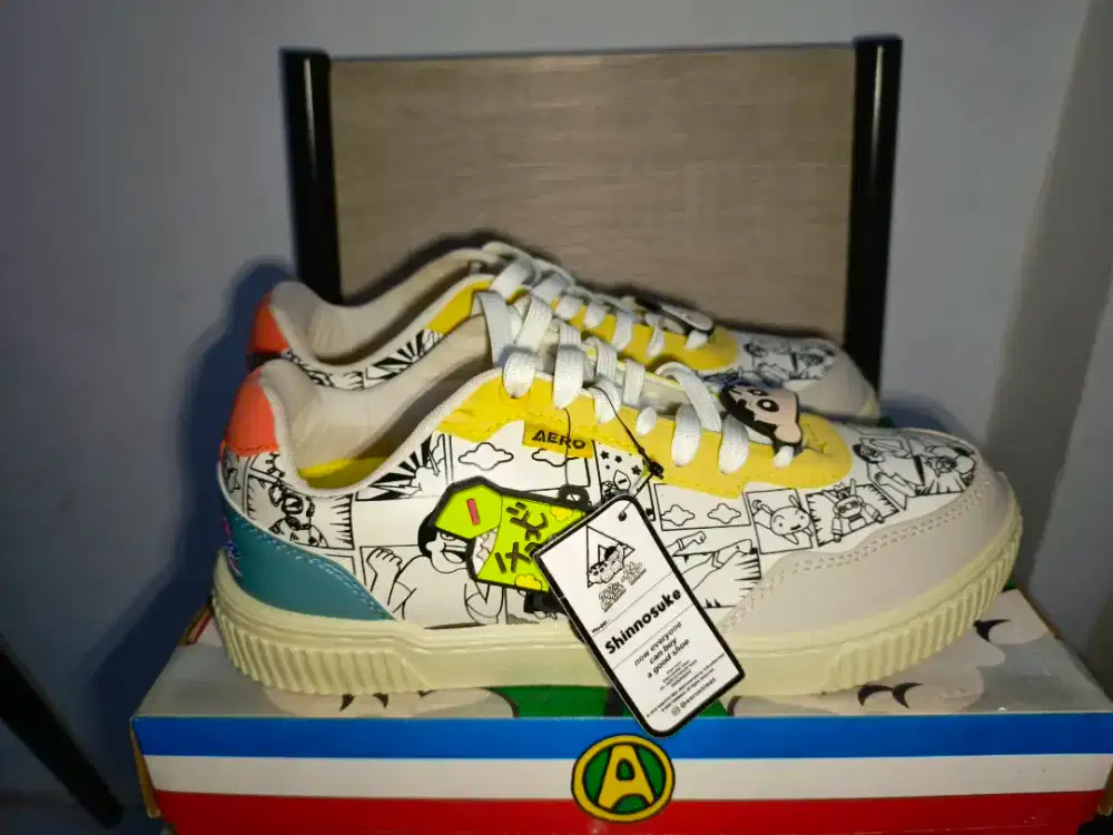 Sepatu Aerostreet x Tahilalats x Shinchan Shinnosuke