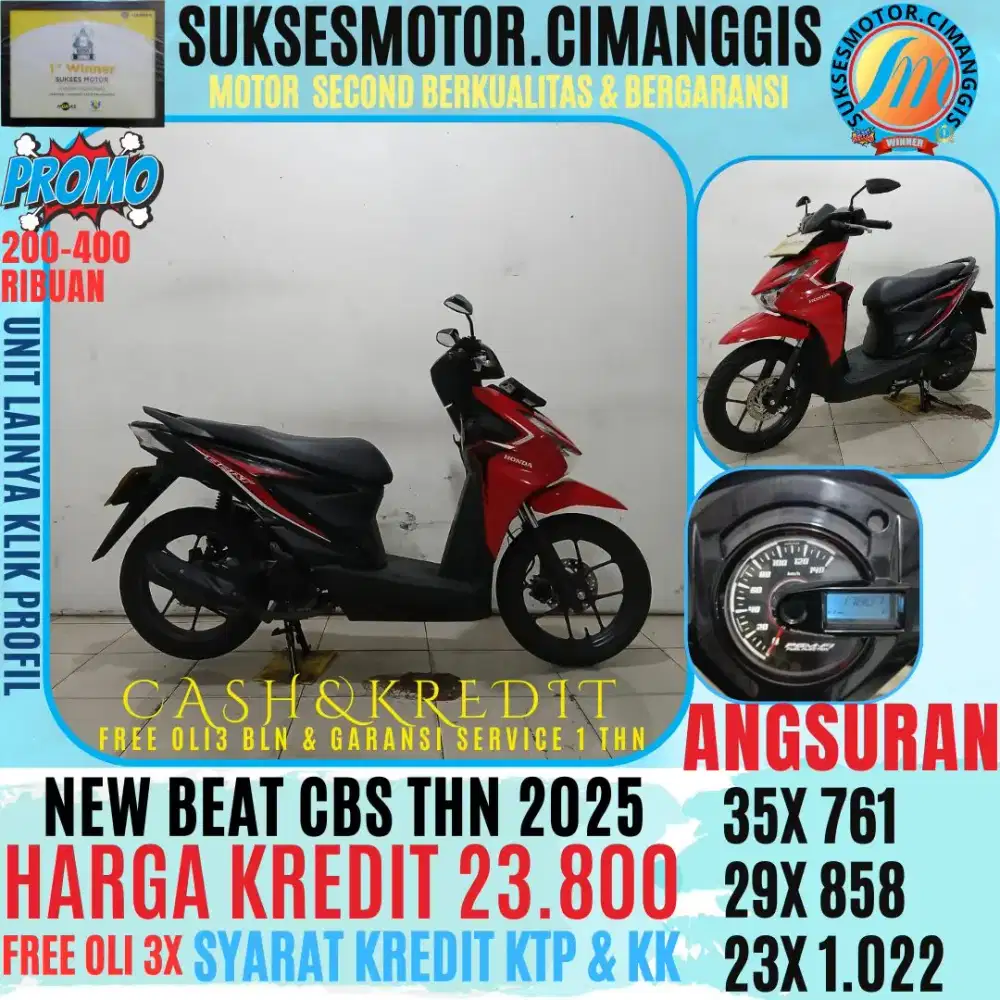 DP 700 BEAT CBS LED CASHBACK UPTO 700 RIBUAN FREE OLI3BLN