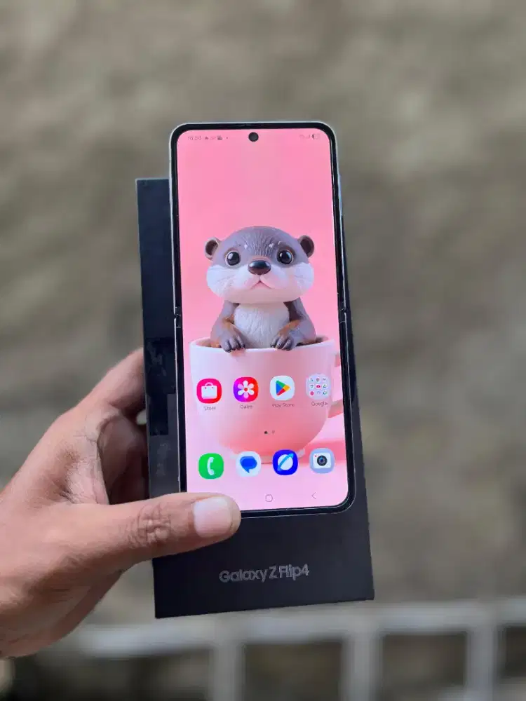 SAMSUNG Z FLIP 4 5G SEIN VARIAN RAM 8/512 FULLSET NO MINUS LCD AMAN