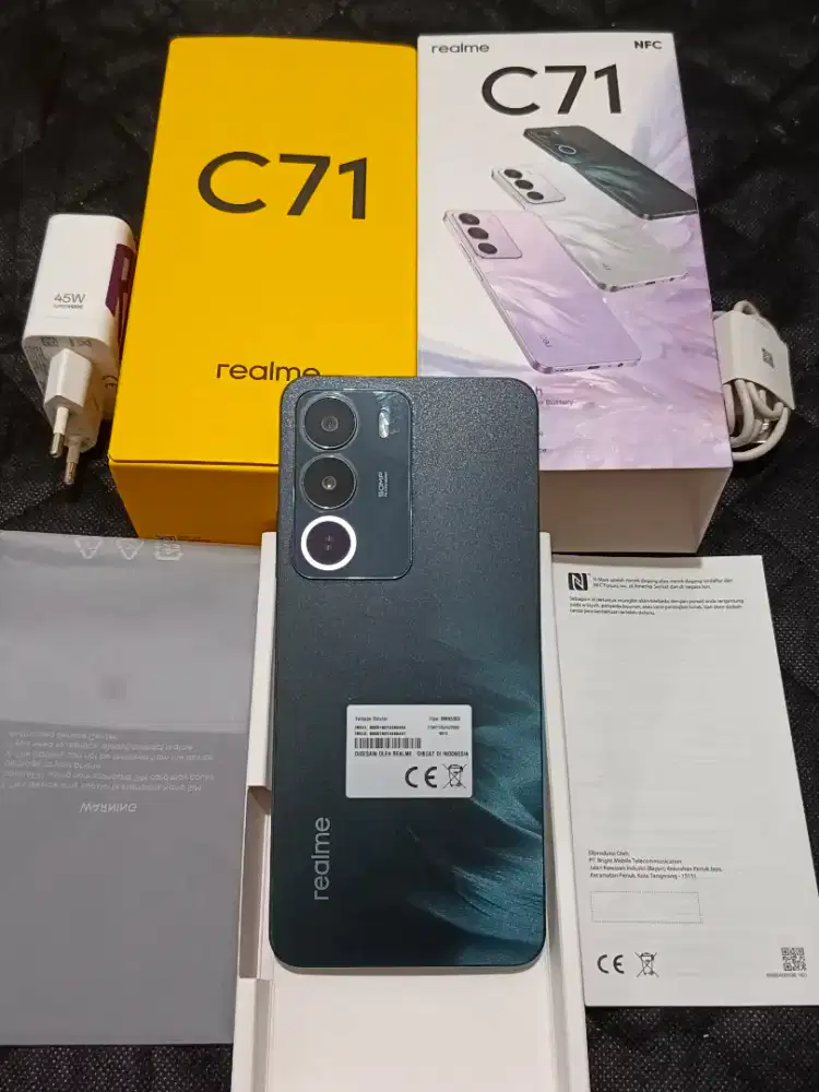 Realme C71 Nfc 4+8/128 Mulus 99% Fullset Ori