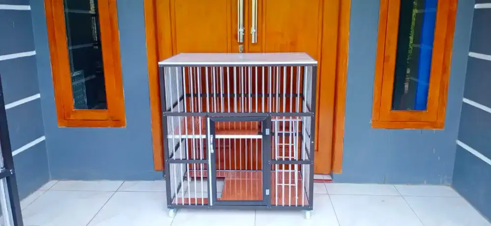 Kandang kucing alumunium