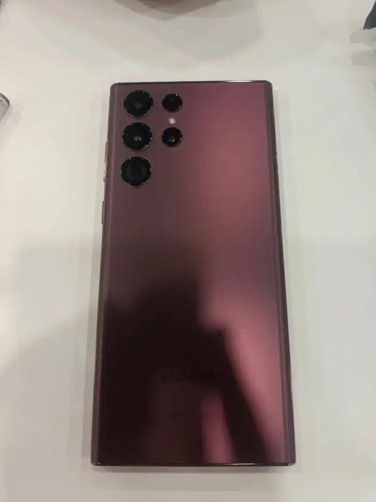 Samsung S22 Ultra 5G 512gb Burgundy Red Ex Sein Lecet Pemakaian saja