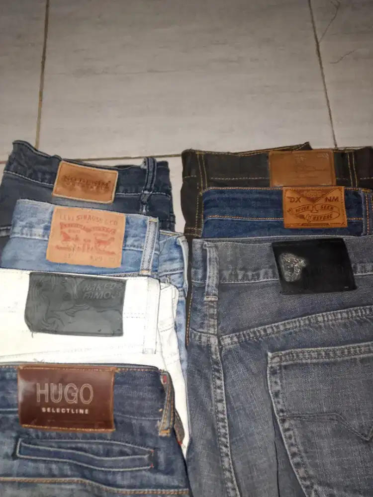 Celana jeans denim merek