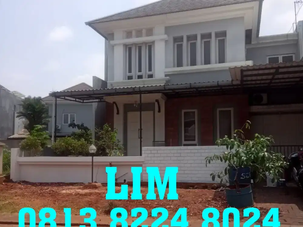 DIJUAL RUMAH BESAR SIAPHUNI LT 220 DI JALAN RAYA BOULEVARD KOTA WISATA CIBUBUR BOGOR
