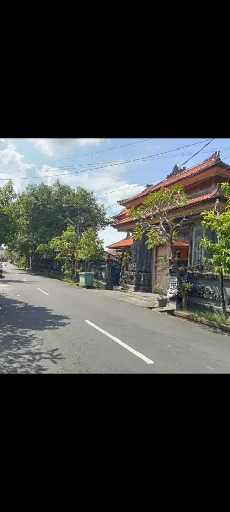 Dijual tanah 10 are si jln tukad badung renon denpasar bonus rumah