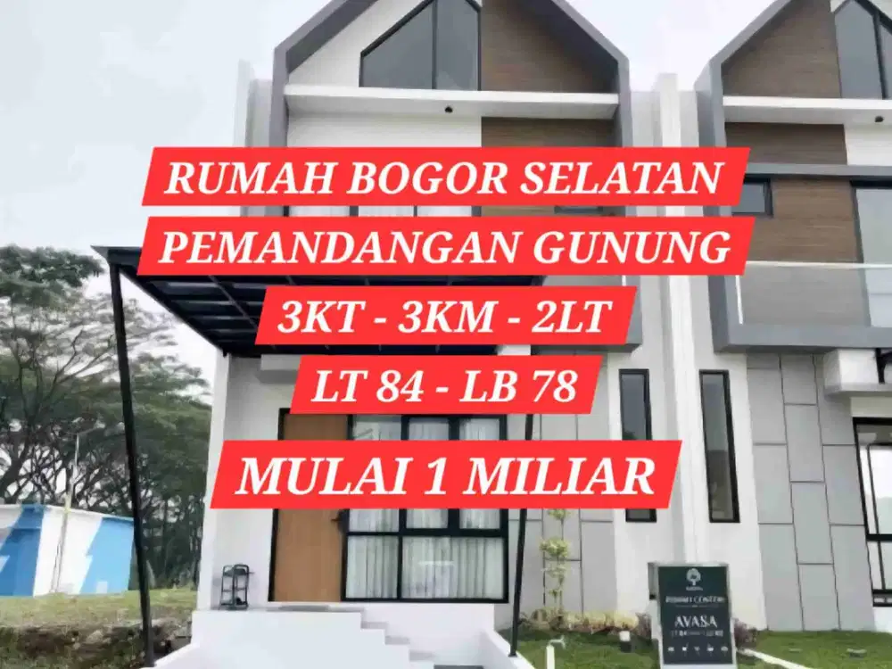 RUMAH DIJUAL DI BOGOR SELATAN MULYAHARJA