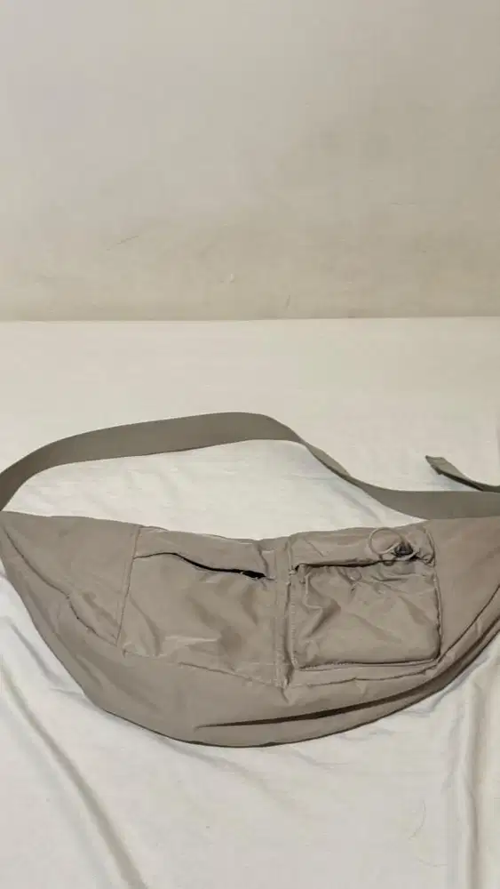 Zara puffer sling bag