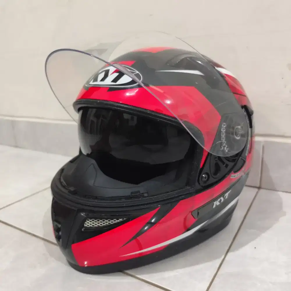 Helm KYT K2R Fullface Double Visor Size L Mulus Like New