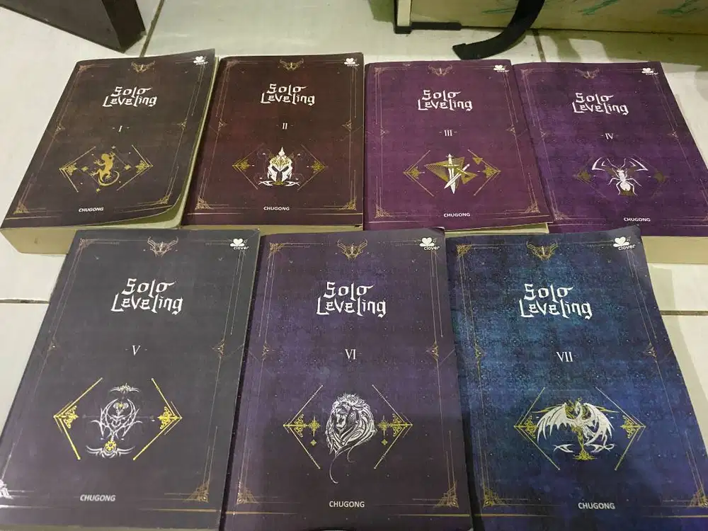 NOVEL SOLO LEVELING (Bukan komik) Book 1 sd book 7 ORIGINAL GRAMEDIA