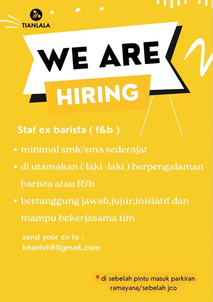 berpengalaman di bidang fnb