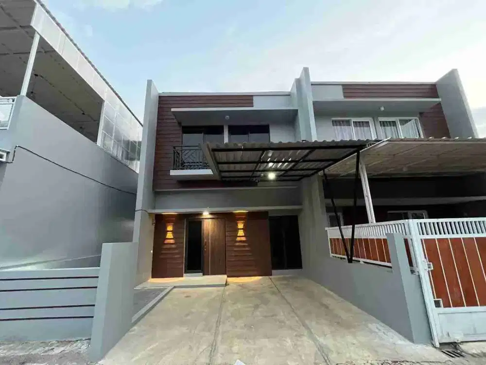 Rumah cluster di Cisarua Bandung Barat 2 lantai KPR strategis 10 menit ke alun-alun dan stasiun Cimahi pintu tol Baros dan wisata Lembang Bandung