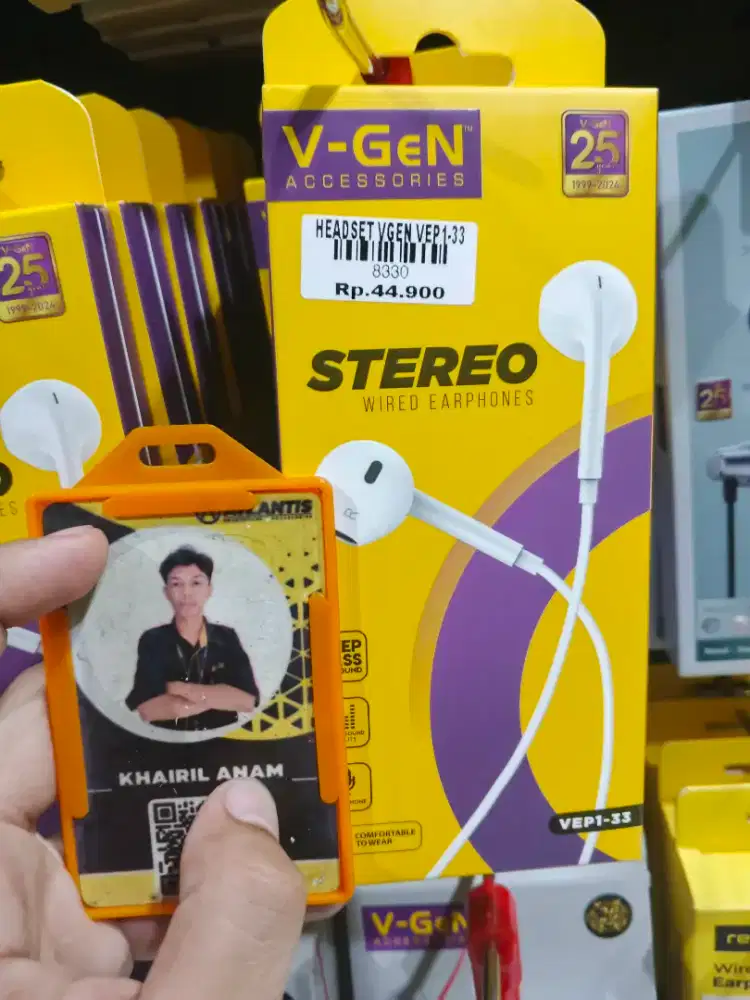 HEADSET VGEN STEREO VEP1-33