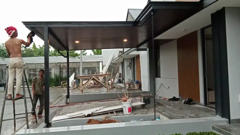 Kanopi + palvon pvc mewah