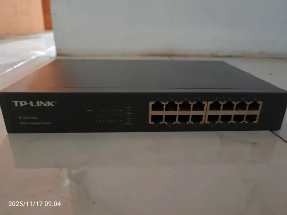 DIJUAL TPLINK PORT GIGABIT 16 LUBANG