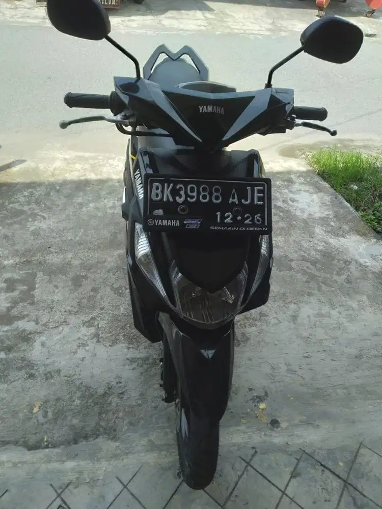Mio m3 tahun 2020 warna hitam kuning
