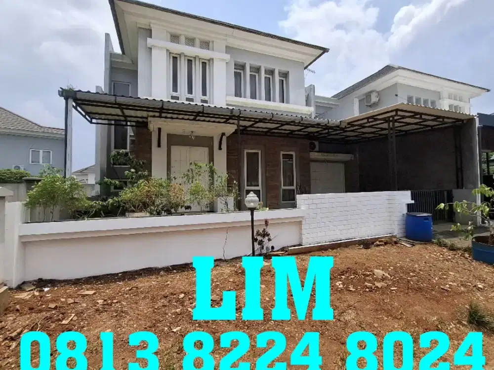 RUMAH BAGUS BESAR DI JALAN BOULEVARD RAYA KOTA WISATA CIBUBUR JAKARTA TIMUR