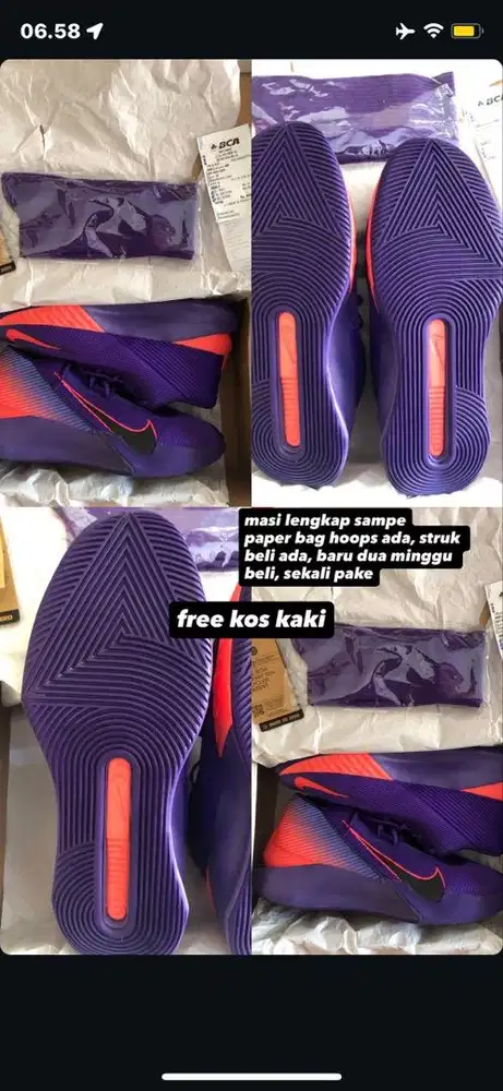 sepatu basket GT ACADEMT JUMP sz 47.5