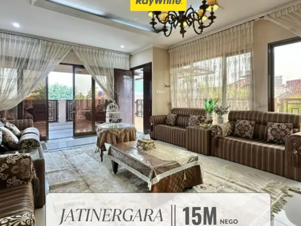 Dijual Rumah Mewah Full Furnished di dalam Komplek, Jatinegara, Jakarta Timur
