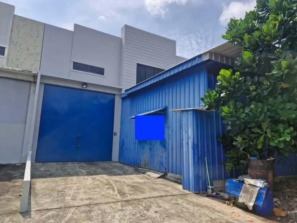 DIJUAL GUDANG DI MARUNDA CENTER UKU 12X35=420 M2 2 LT ADA OFFICE FULL RENOV HRG MENARIK