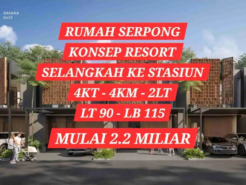 DIJUAL RUMAH DI SERPONG TANGERANG SELATAN