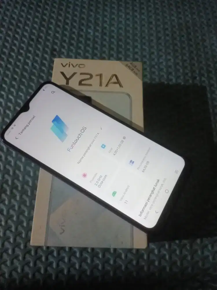 Vivo y21a 4+1/64 fullset no minus