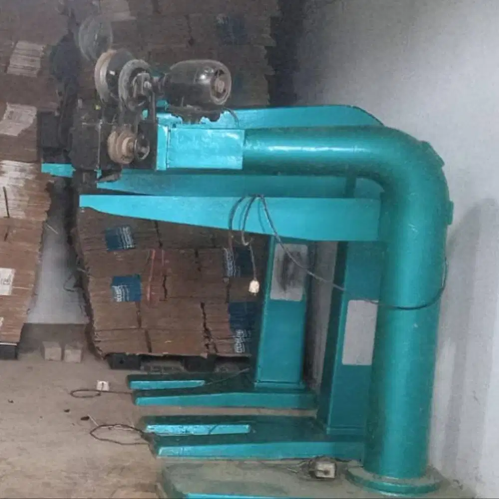 jual stiching jahit pantek kardus dus gelombang taiwan bekas second