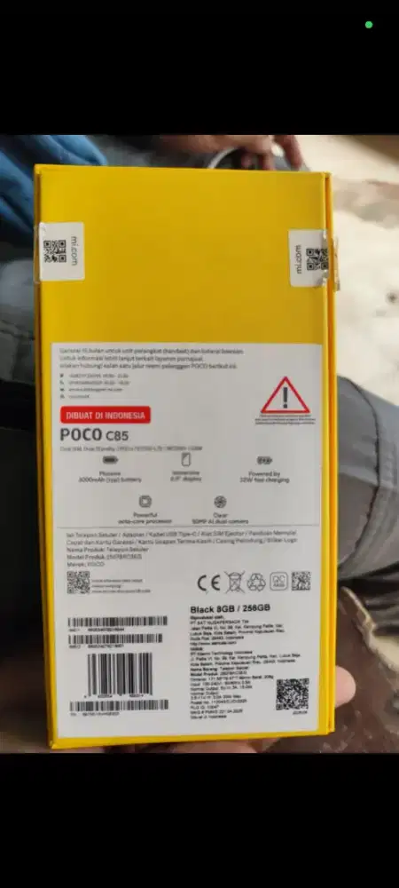 HP poco c85 ram 8+8/256
