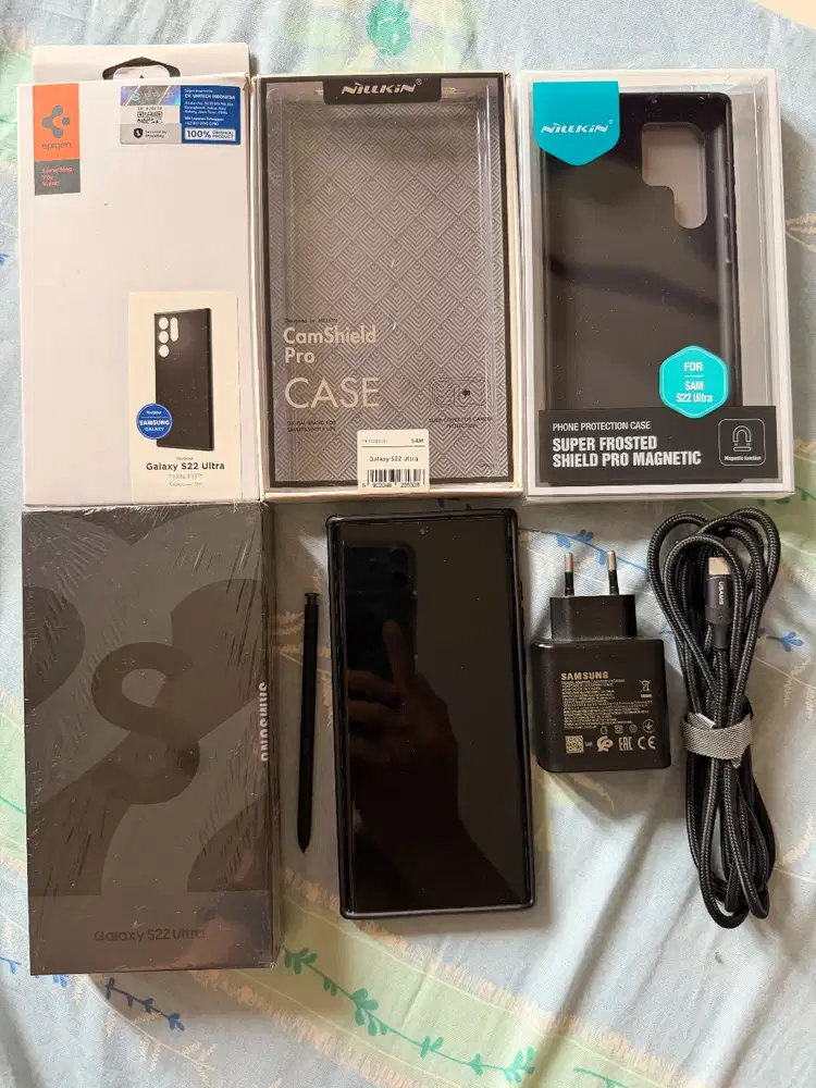 S22 Ultra 12/256GB Phantom Black - Mulus, Fullset & BONUS