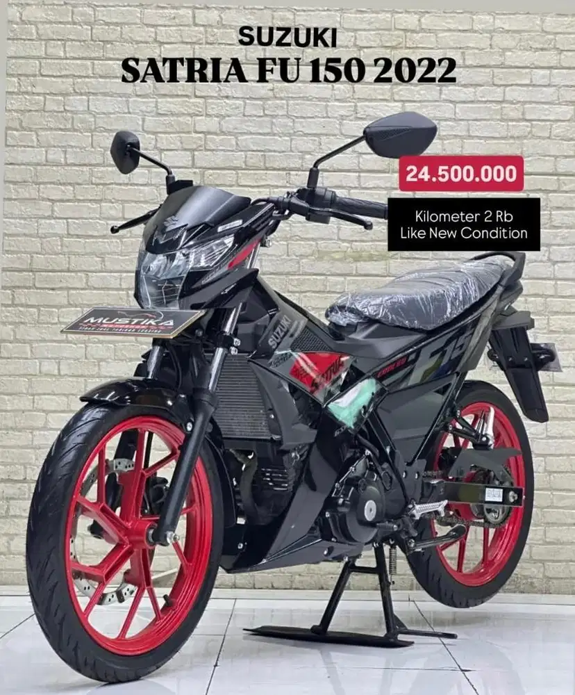 Suzuki satria fu 150 fi 2023 km 2rb like new - Zaki Mustika