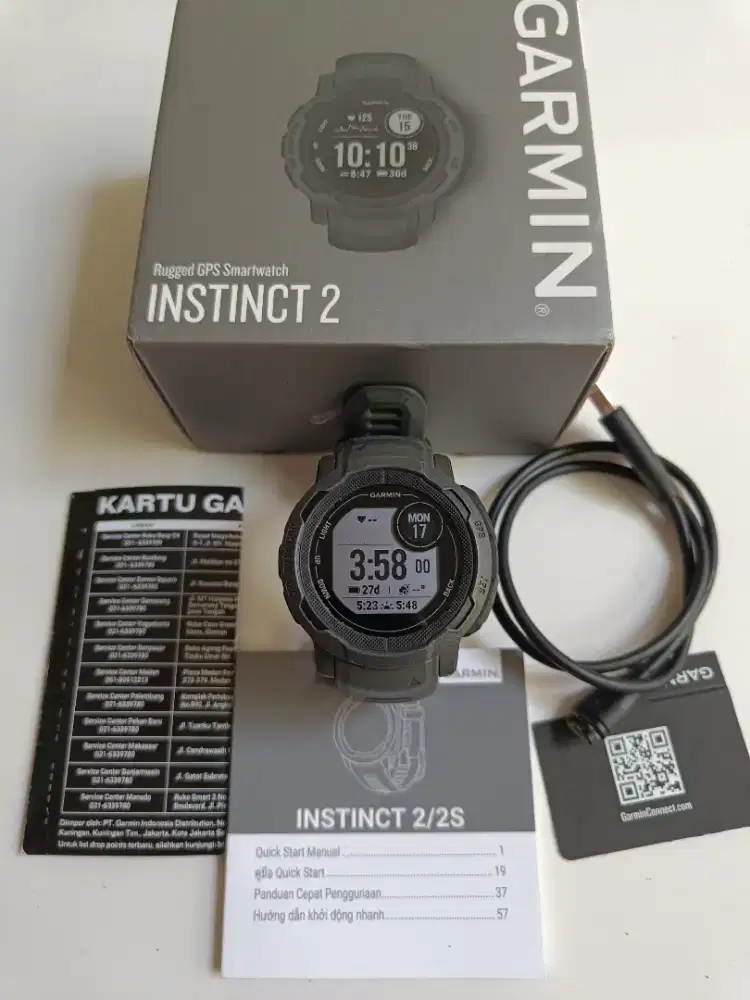 Garmin instinct 2 original bekas sangat bagus cukup mulus normal