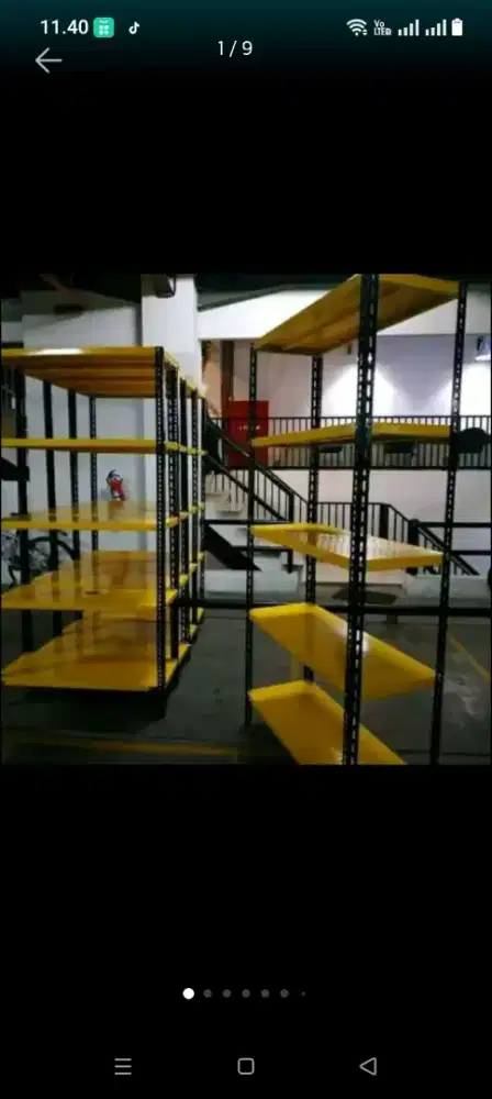 RAK BESI SIKU LUBANG SIAP KIRIM DAN COD