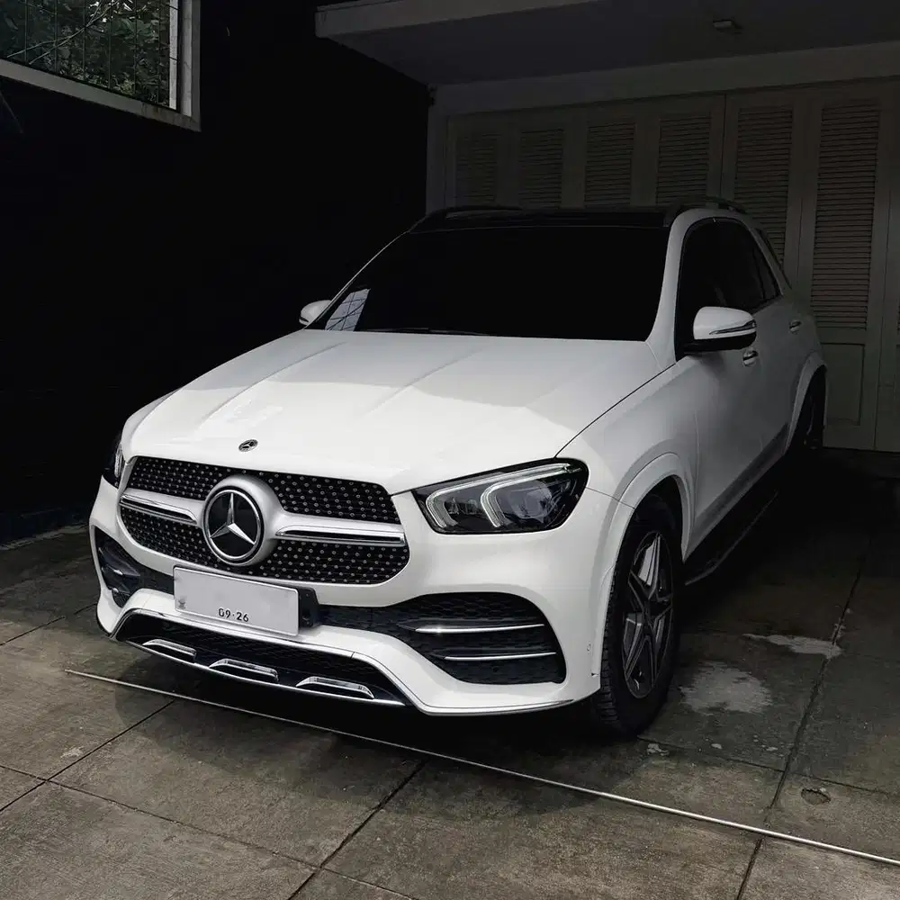 Mercy GLE 450 White 2021 | Ban Baru | Plat L 1 Angka | Pajak Baru