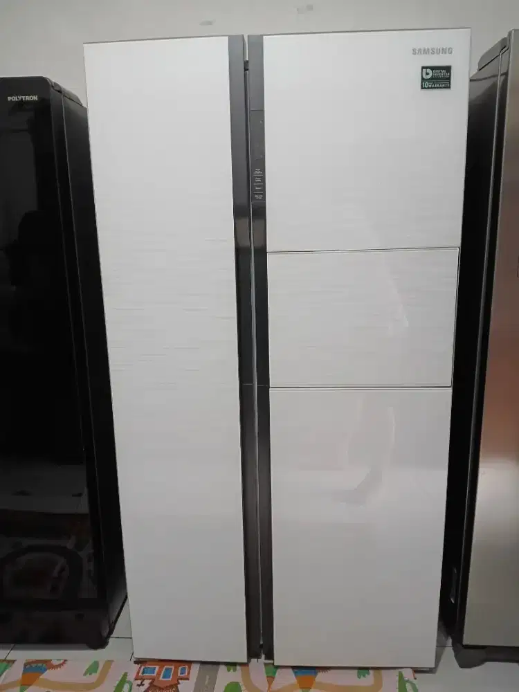 Dijual kulkas side by side samsung mulus