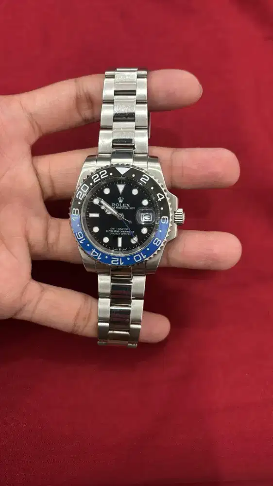 Jam rolex gmt master batman