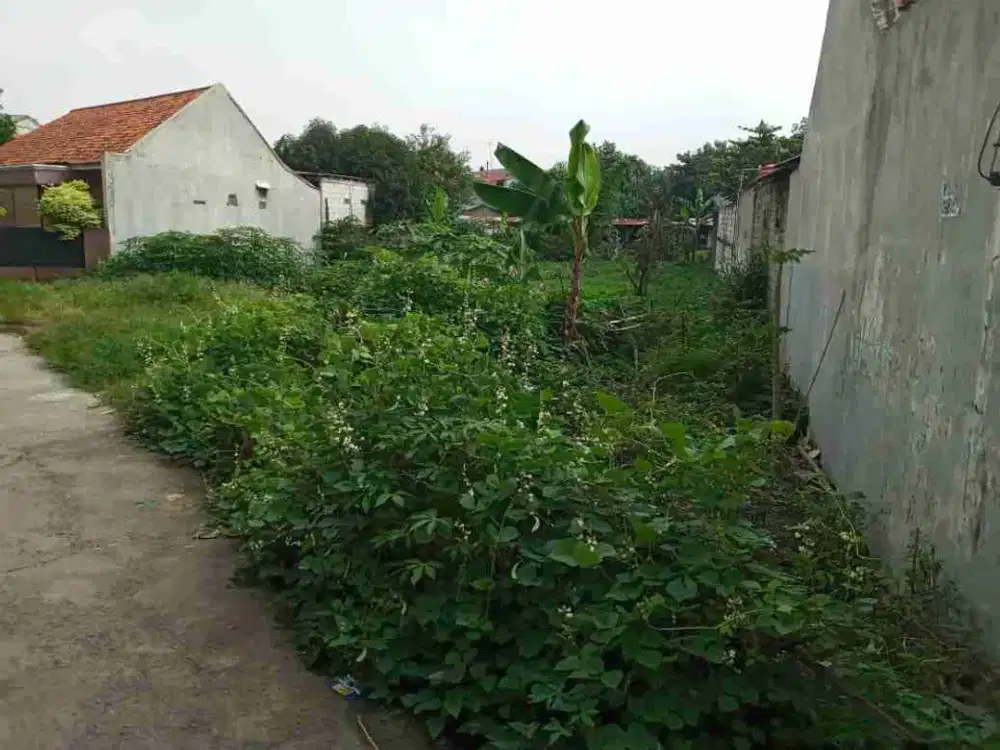Tanah 603m2 bagus buat cluster di Sukatani Depok