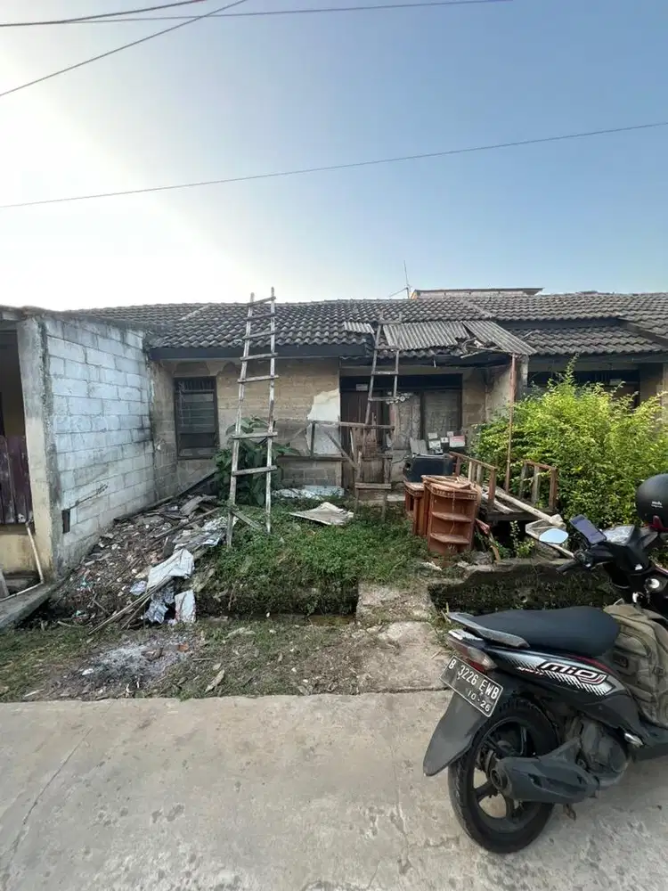 Dijual Cepat Rumah Bahan Di Perumahan Griya Bekasi Permai 2 Setu