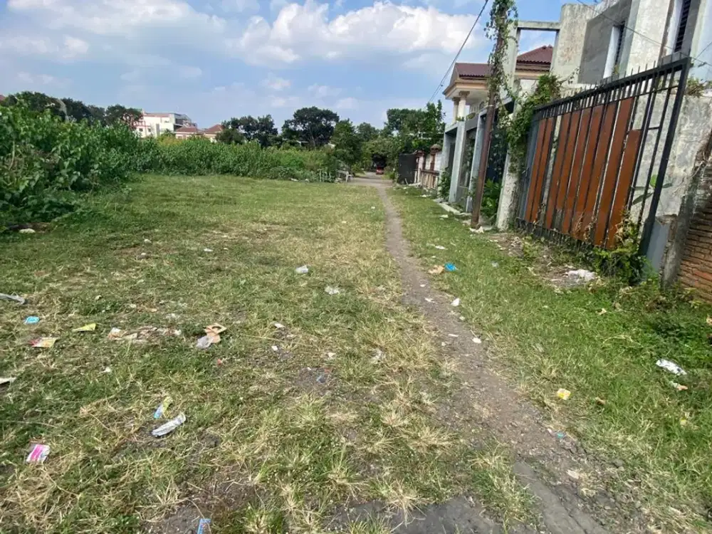 tanah langka termurah area bunga semanggi bunga andong bunga pinang merah taman bunga merak 100 meter raya suhat