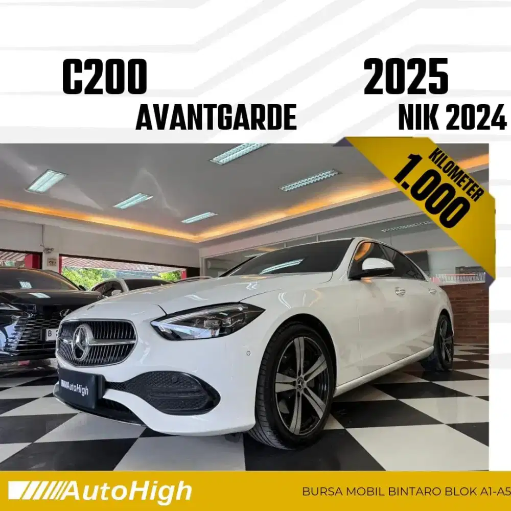 DP10% [Km1.000] C200 Avantgarde 2024 White Reg 2023 #AUTOHIGH