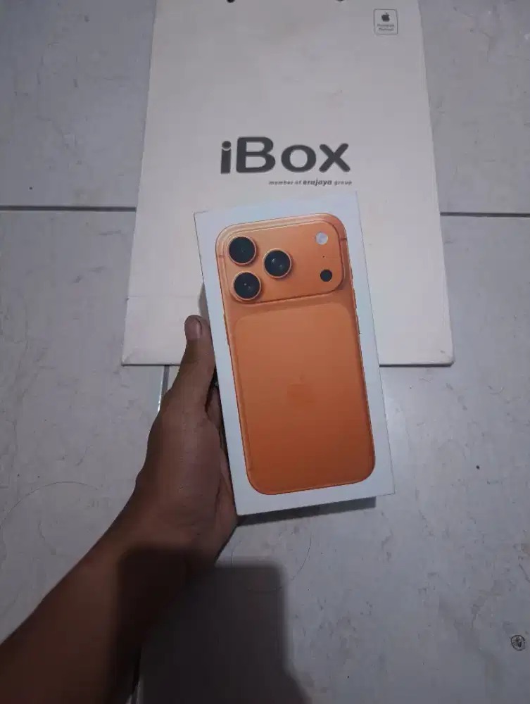iphone 17 pro iBox baru cosmic orange BU termurah resmi Indonesia
