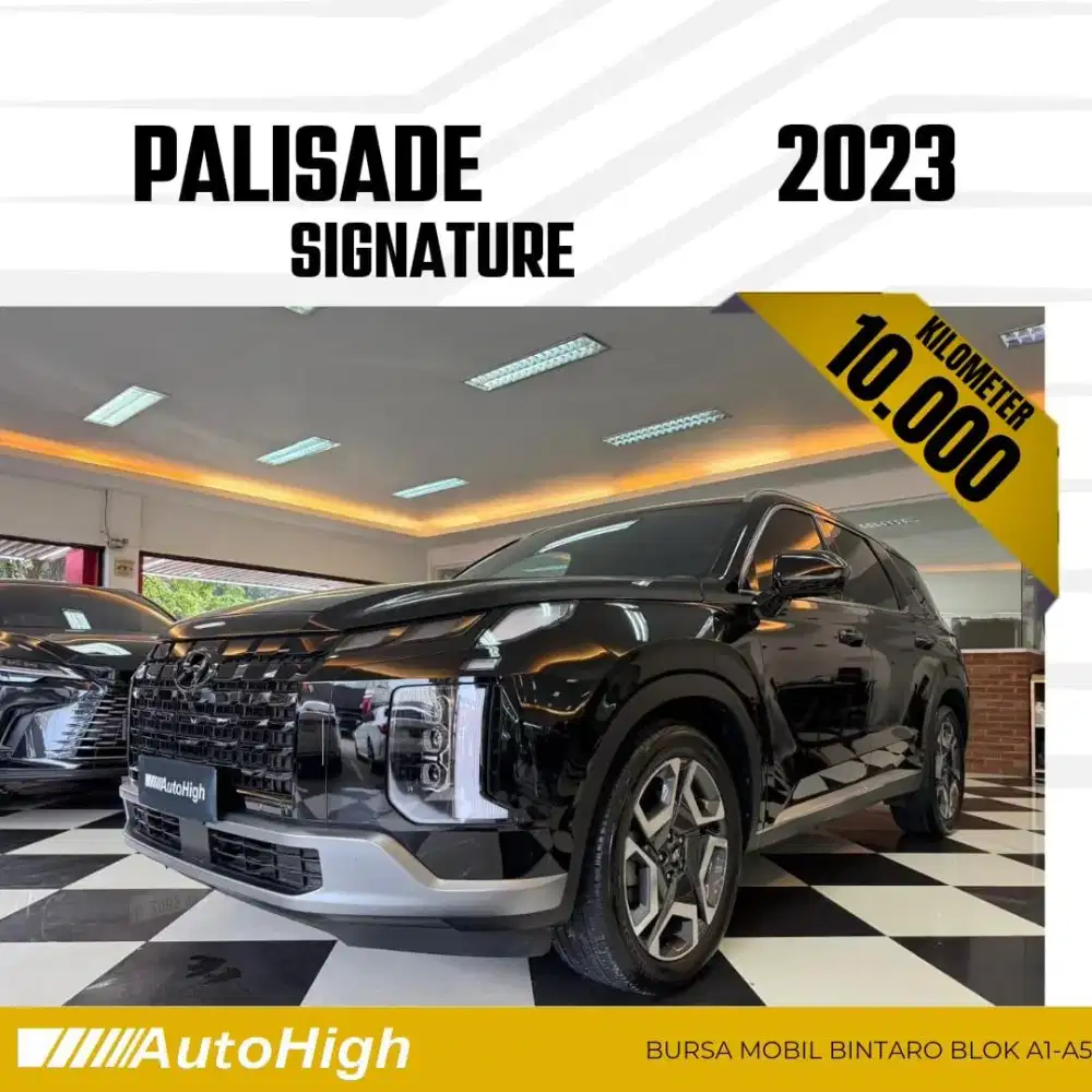 DP10% [Km10.000] Palisade Signature 2023 Black Reg 2022 #AUTOHIGH