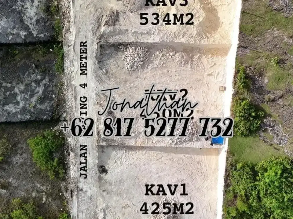 Tanah Freehold Full Ocean View di Melasti Ungasan - LSWI