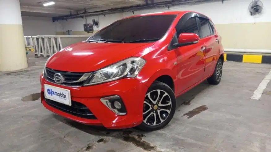 Pajak Panjang TDP 7JT Daihatsu Sirion 1.3 D Bensin-AT 2018 Merah