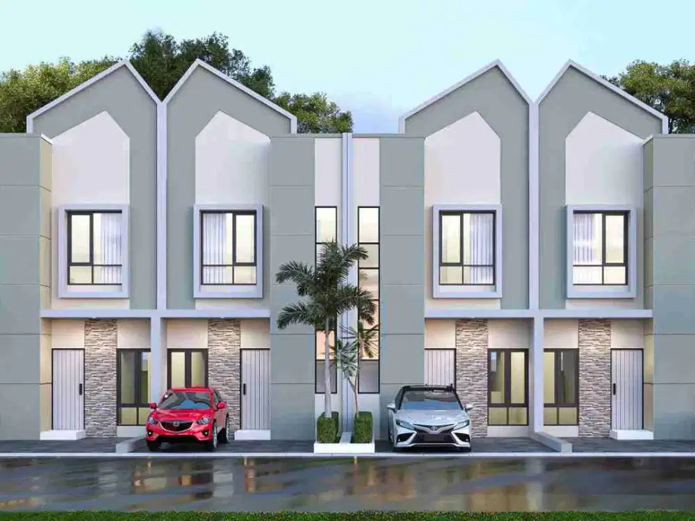 Rumah cluster di sawangan kota Depok 2 lantai strategis ke stasiun Citayam Depok