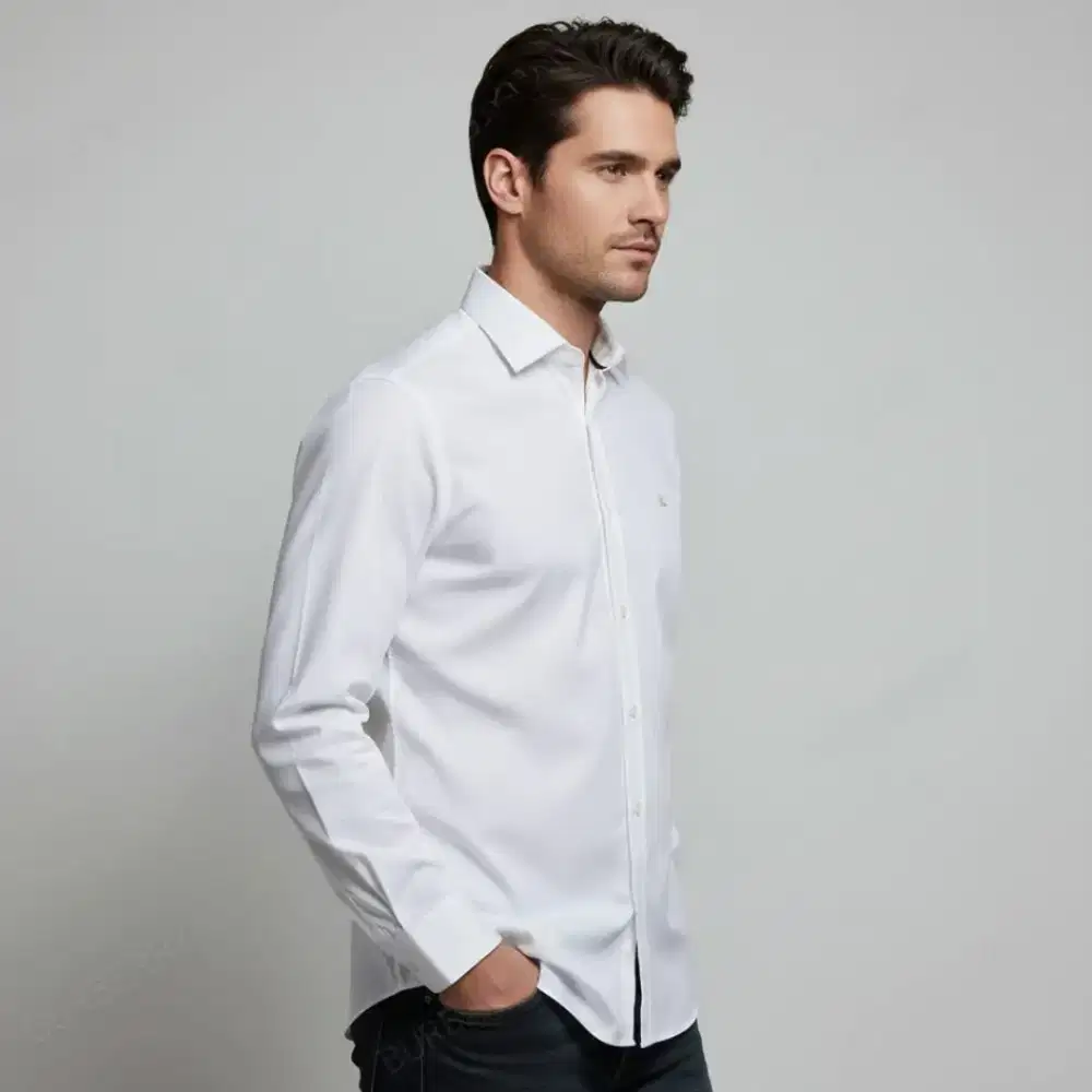 Kemeja Long Sleeve Burberry BRIT Size M