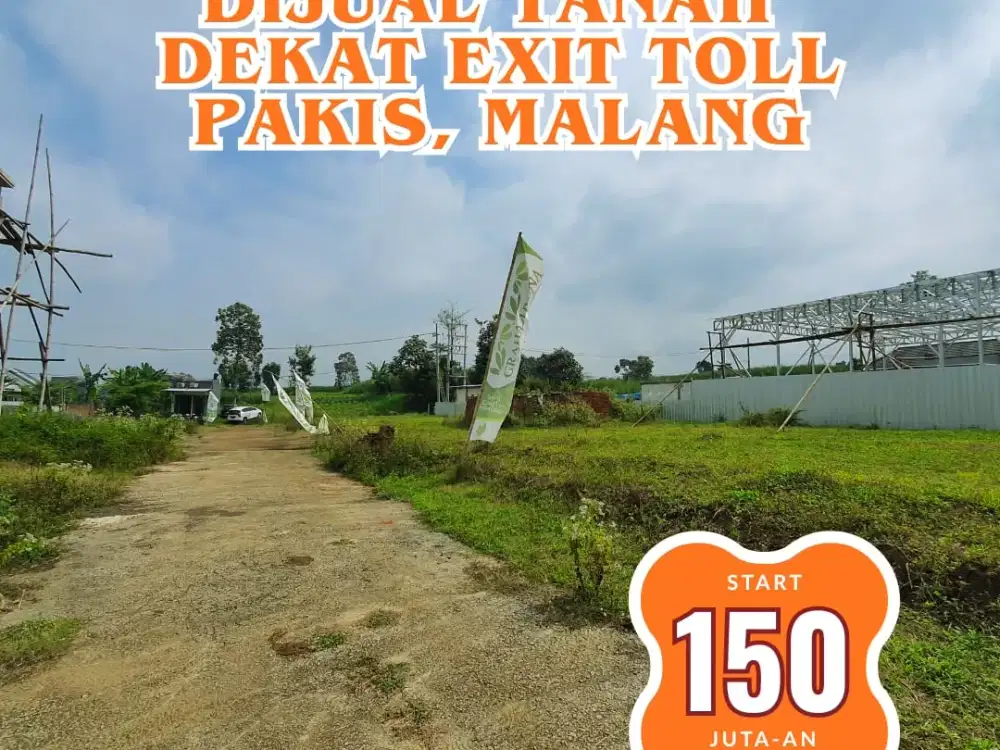 Tanah Pakis Dekat Exit Tol & Bandara – Lokasi Strategis Siap Bangun!