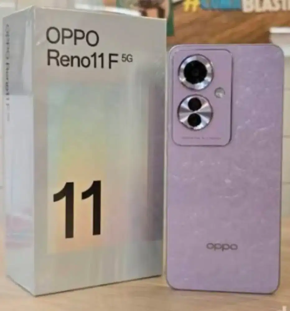Murah hp Oppo Reno 11F 5G 8/256 lkp mulus, bs TT